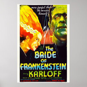 Frankensteins brud 1935 Film POSTER UTSKRIFT