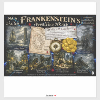 Frankensteins fasansvärda Orkney av BurnsInHell Klistermärken