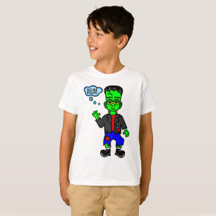 Frankensteins gigantisk pojketecknad t shirt