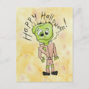 Frankensteins Halloween Vykort