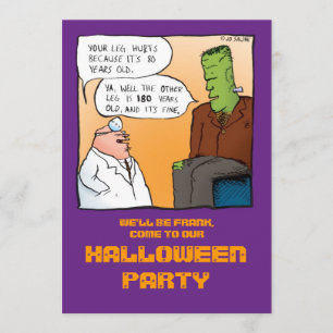 Frankensteins inbjudan för doktor Halloween