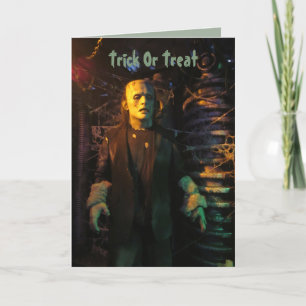 Frankensteins monster Halloween-kort Helgkort