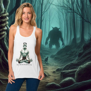Frankensteins monster - i Zen-anpassningsbarna Linne Med Racerback