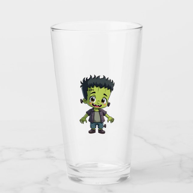 Frankensteins monster - Söt Halloween-serietröja Glaskopp (Framsida)