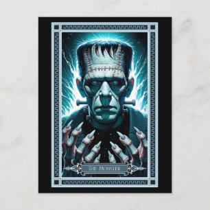 Frankensteins monster Tarot Card Vykort