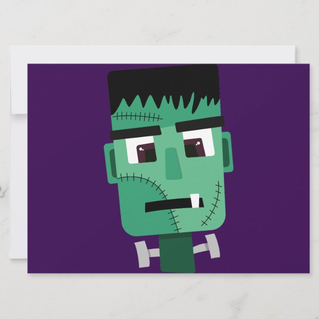 Frankensteins monsterhuvud kort (Framsida)