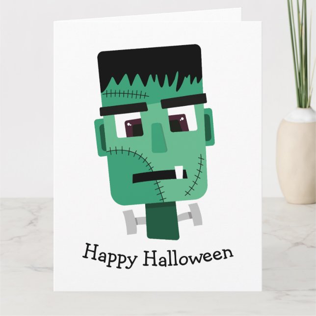 Frankensteins monsterhuvud kort (Framsida)