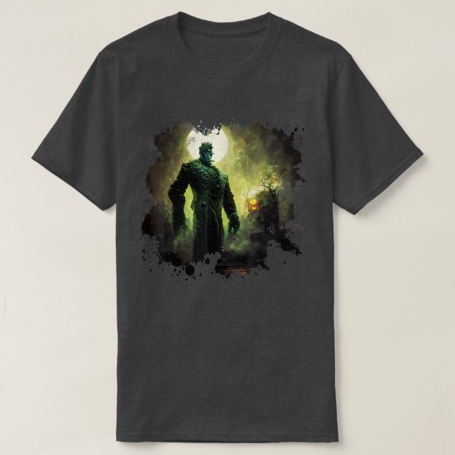 Frankensteins muntertalesman Hallow Graveyard T Shirt (Design framsida)