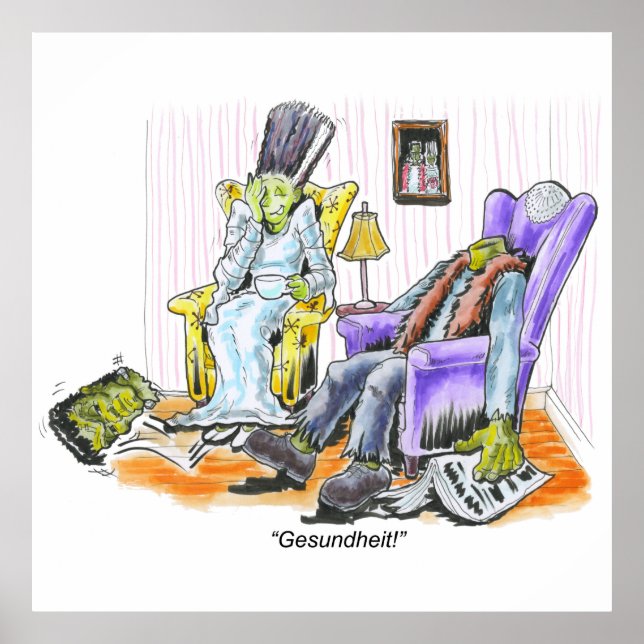 Frankensteins nyse poster (Framsidan)