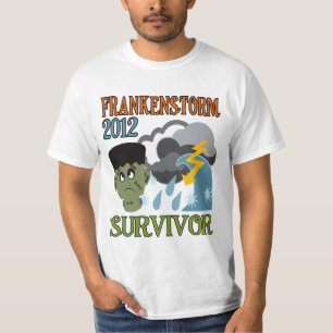 Frankenstorm överlevande 2012 tee shirt