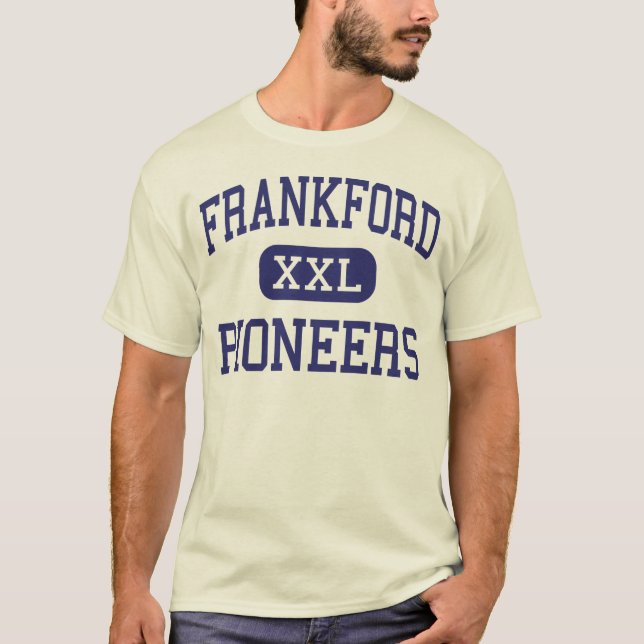 Frankford - banbrytarear - kick - Philadelphia Tee Shirt (Framsida)