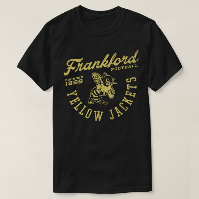 Frankford Gult Jacka1 T Shirt (Design framsida)