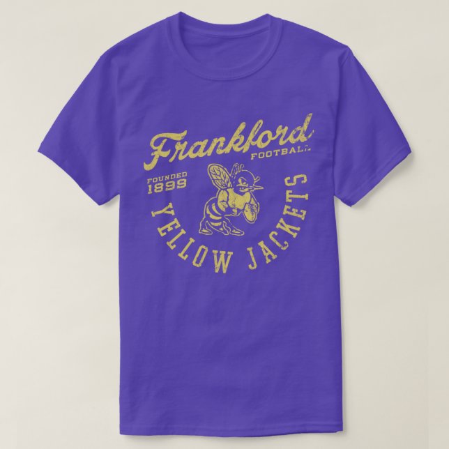 Frankford Gult Jacka T Shirt (Design framsida)