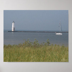 Frankfort fyr - Michigan Poster