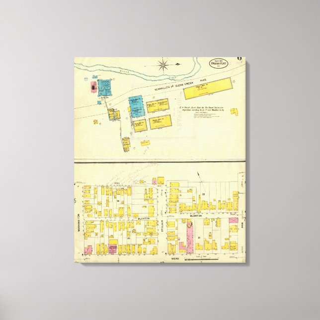 Frankfort, Kentucky 2 Canvastryck (Framsida)