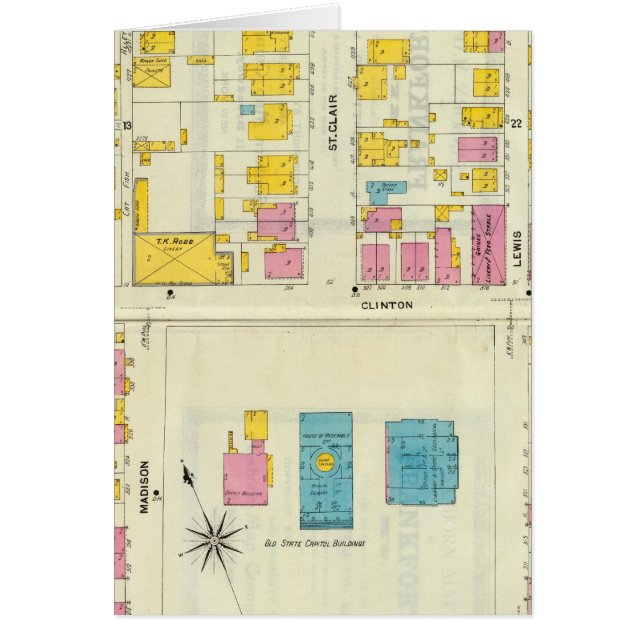 Frankfort, Kentucky 9 Hälsningskort (Framsidan)