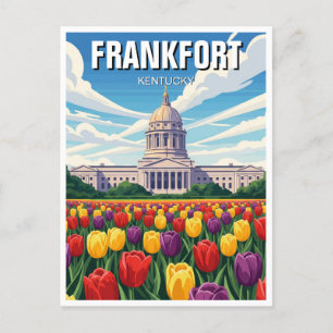Frankfort Kentucky Postcard State Huvudstad Vykort