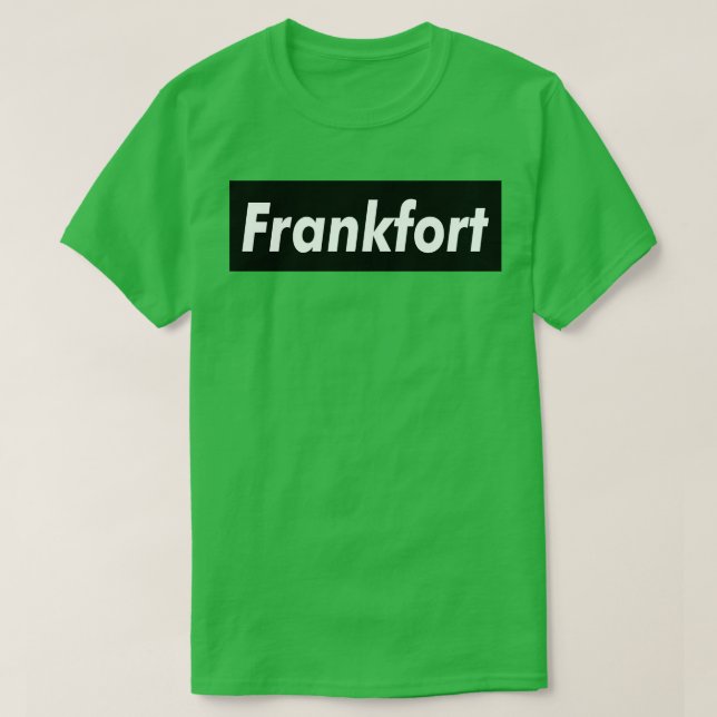 Frankfort Kött Brown T Shirt (Design framsida)