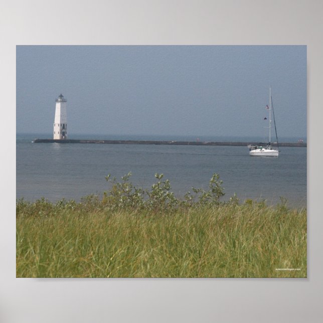 Frankfort Lighthouse - Michigan Poster (Framsidan)