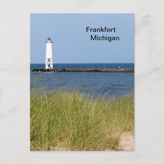 Frankfort Michigan Vykort (Framsida)