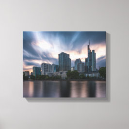 Frankfurt am Main Tyskland Canvastryck