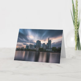 Frankfurt am Main Tyskland Kort