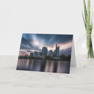 Frankfurt am Main Tyskland Kort