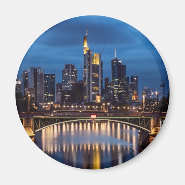 Frankfurt am Main Tyskland Magnet (Framsidan)