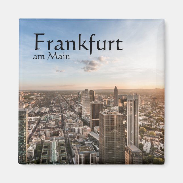Frankfurt am Main Tyskland Magnet (Framsidan)