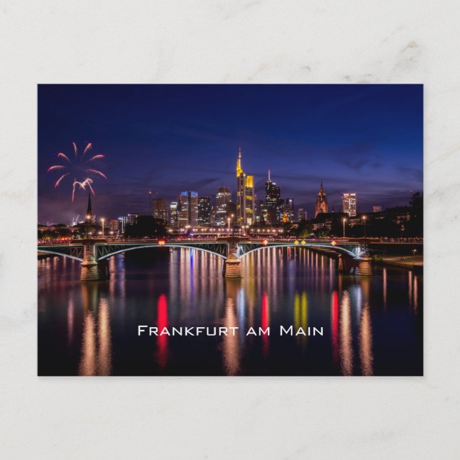 Frankfurt am Main, Tyskland Vykort (Framsida)