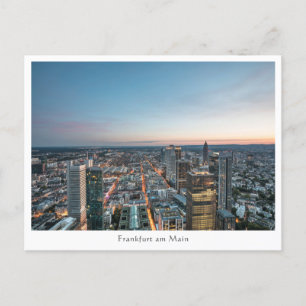 Frankfurt am Main Tyskland Vykort