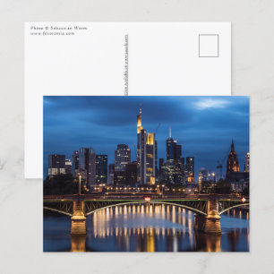 Frankfurt am Main Tyskland Vykort