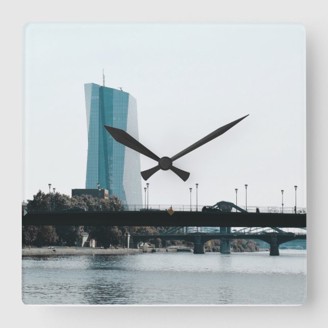 Frankfurt Fyrkantig Klocka (Framsida)