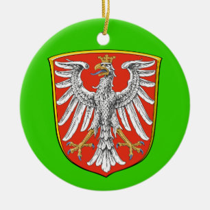 Frankfurt* julprydnad julgransprydnad keramik