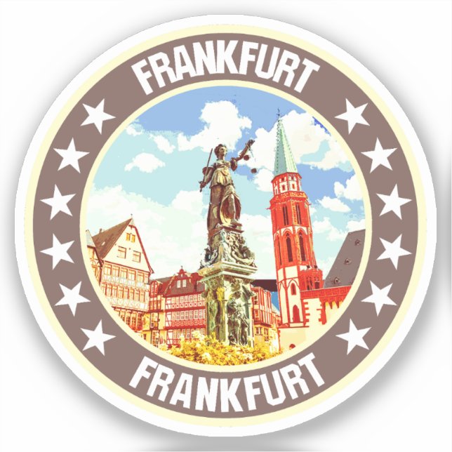 Frankfurt Klistermärken (Framsida)