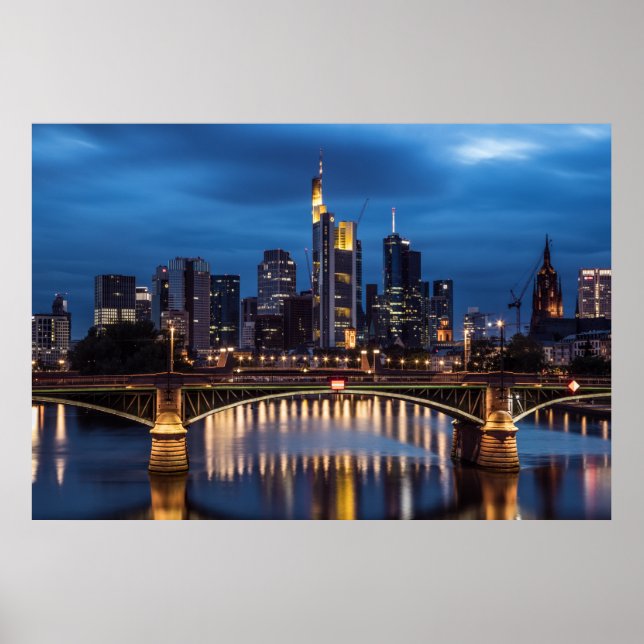 Frankfurt Main Tyskland Poster (Framsidan)
