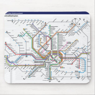 Frankfurt metro Mousepad Musmatta