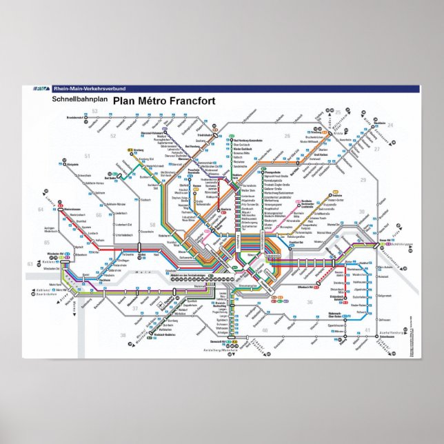 Frankfurt metro Poster (Framsidan)