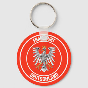 Frankfurt-rundans emblem nyckelring