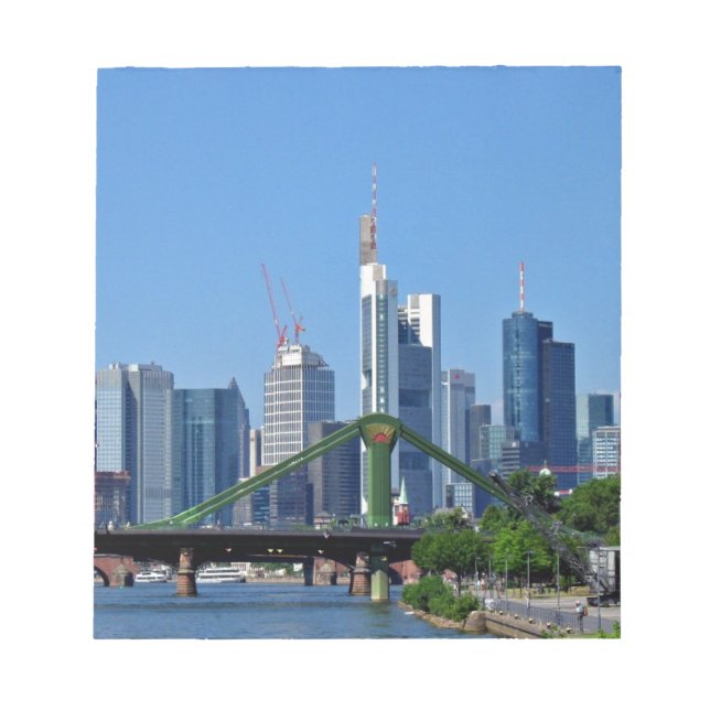 Frankfurt skyline anteckningsblock (Framsida)