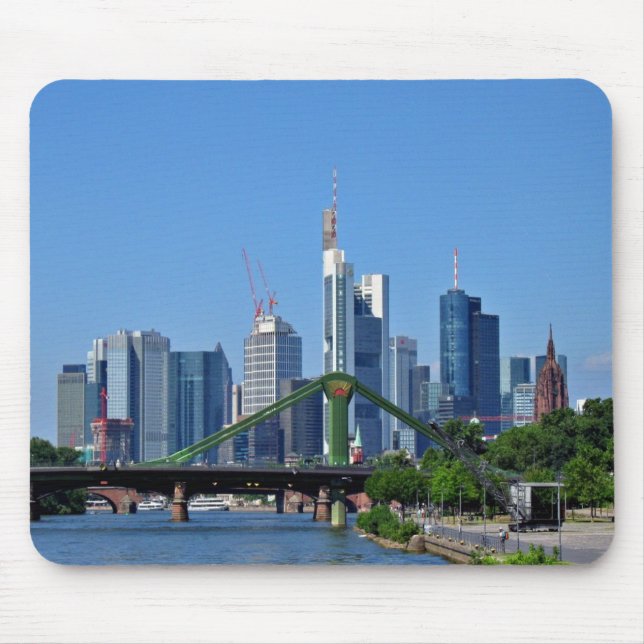 Frankfurt skyline musmatta (Framsidan)