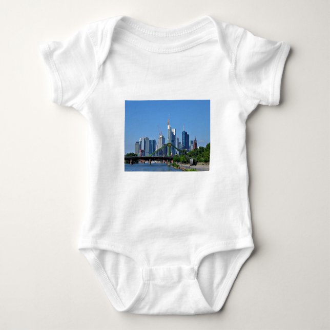 Frankfurt skyline t shirt (Framsida)