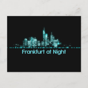 Frankfurt Skyline Vykort