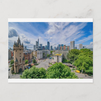 Frankfurt Skyline Vykort
