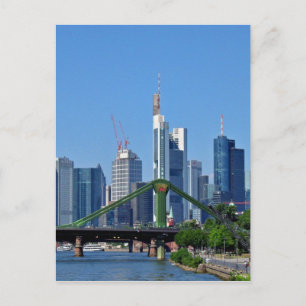 Frankfurt skyline vykort