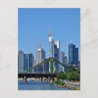 Frankfurt skyline vykort