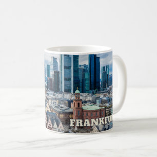 Frankfurt, Tyskland City View Kaffemugg
