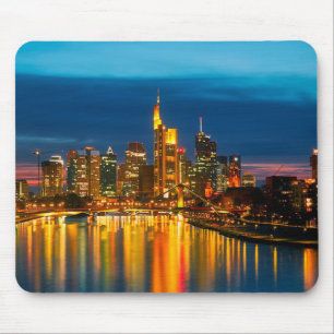 Frankfurt Tyskland Cityscape Musmatta