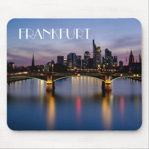 Frankfurt Tyskland Cityscape Musmatta