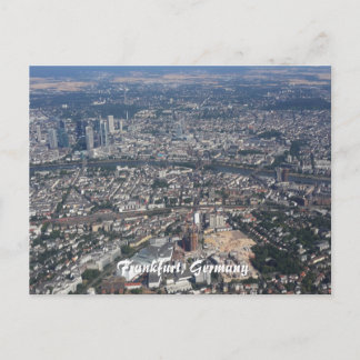 Frankfurt Tyskland från Himlar Vykort